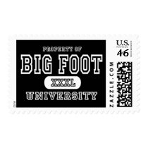 Big Foot University Dark Postage Stamp