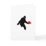BIG FOOT VALENTINE GREETING CARDS