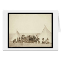 Big Foot's Indian Tipi Camp SD 1890 cards