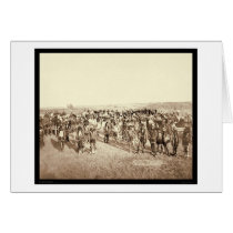 Big Foot's Miniconjou Band at Grass Dance SD 1890 cards