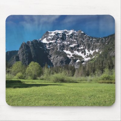 Big Four Mountain Mouse Pad by tompurse