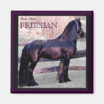 Big Friesian Horse Magnet 2