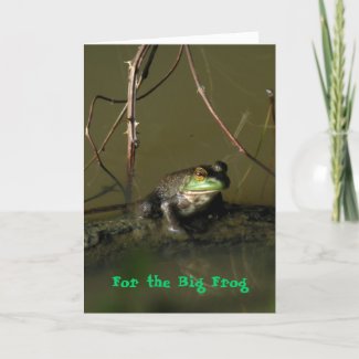 Big Frog Father&#39;s Day Card