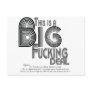 Big Fucking Deal Health Care reform Quote Postcards