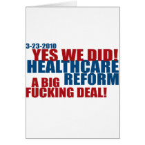 big fucking deal healthcare greeting card