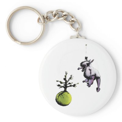 Big Furry Dragon Keychain by PlasmicSteve