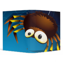 big fuzzy spider notebook binders