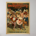 Big Gaiety BURLESQUE Act VAUDEVILLE Poster posters