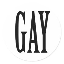 BIG GAY stickers