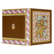 Big Gingerbread Scrapbook Holiday Binder