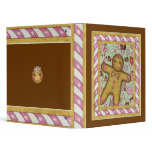 Big Gingerbread Scrapbook Holiday Binder