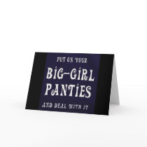 Big Girl Panties Card