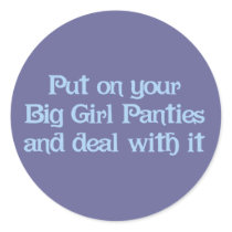 Big Girl Panties Stickers