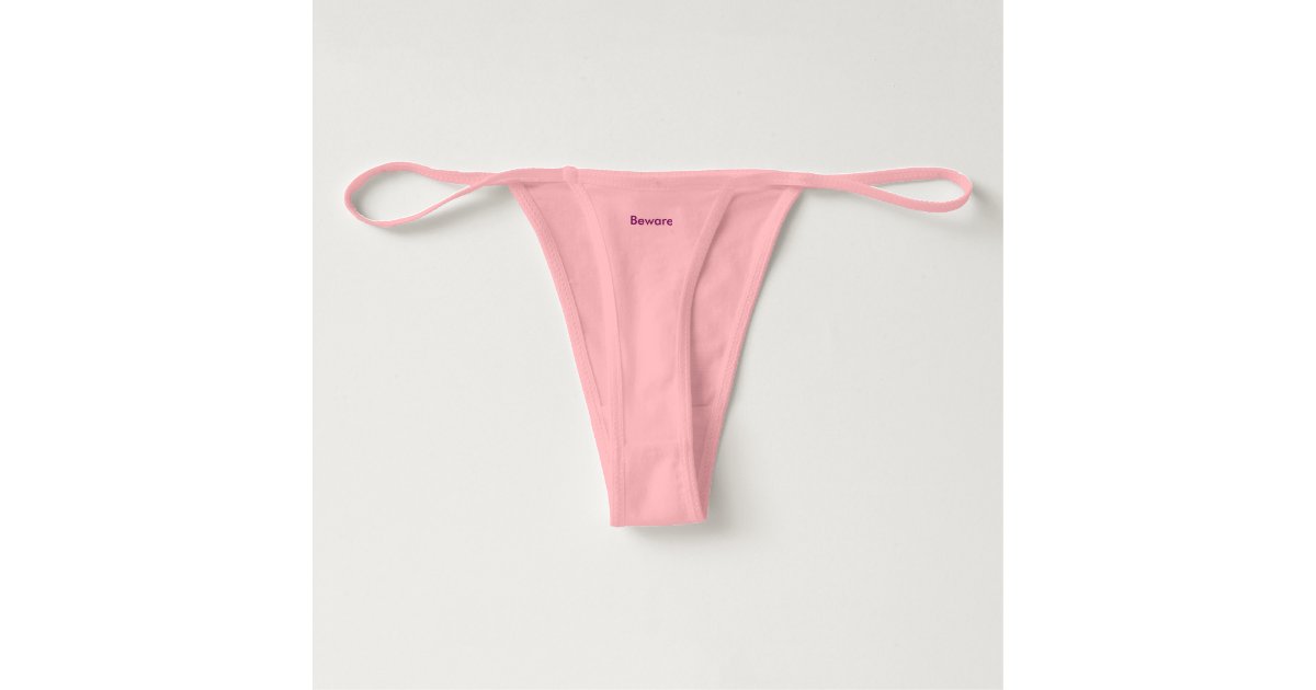 Womens Cotton Thong Underwear