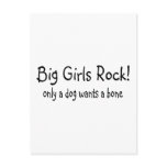 Big Girls Rock Post Card