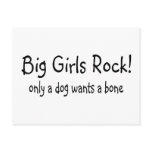 Big Girls Rock Postcard