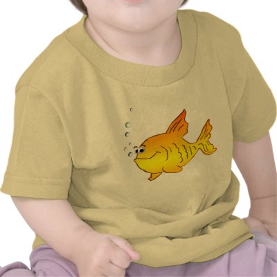 *Big Gold Fish T-shirt by Lotacats