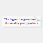 Big government bumper sticker