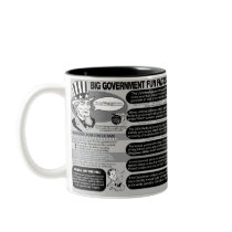 Big Government Facts Mug by Libertymaniacs Big Government Facts Mug