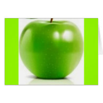 big-green-apple greeting cards
