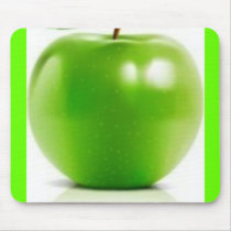 big-green-apple mousepad