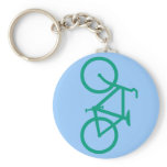Big Green Bicycle Key Chain