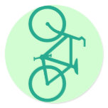 Big Green Bicycle Sticker