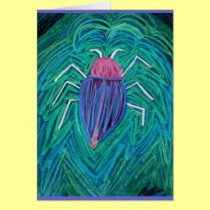 Big green Bug v cards