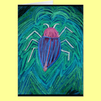 Big green Bug v cards