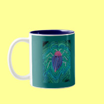 Big green Bug v mugs