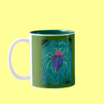 Big green Bug v mugs