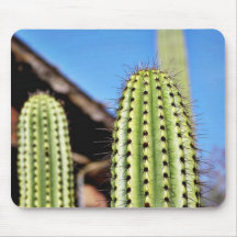 Big Green Cactus Mouse Pad