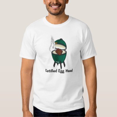 Big Green Egg, Certified Egg Head Tee Shirts