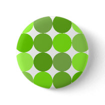 Big Green Polka Dots Pin