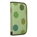 Big Green Polka Dots Smartphone Folio Folio Planner