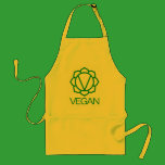 Big Green Vegan  - apron aprons