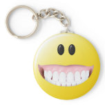Big Gums Smiley Face keychains