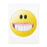 Big Gums Smiley Face Post Cards
