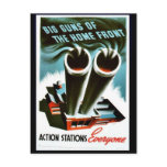 Big Guns Of The Home Front Post Cards