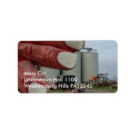 Big Hand Address Label
