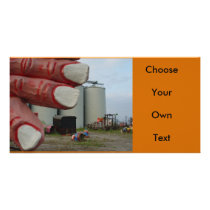Big Hand Photo Card Template