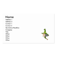 Big Head Witch Business Card Templates