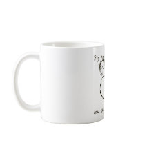 Big Heart Cartoon Horse mugs