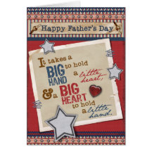 Big Heart Father's Day Card