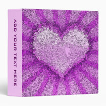 Big Heart Pop Art binders