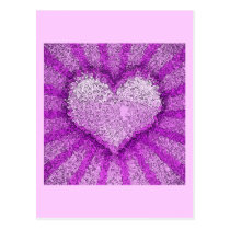 Big Heart Pop Art postcards