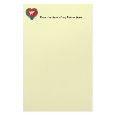 Big Heart Puppy ~ Stationery (Foster Mom) by ColtsCanines