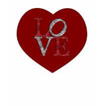Big heart with sparkling LOVE! t-shirts by oldtimes Big heart with sparkling LOVE! t-shirts