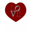 Big heart with sparkling LOVE! t-shirts