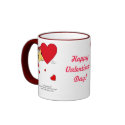 BIG HEARTED CAT Valentine Mug